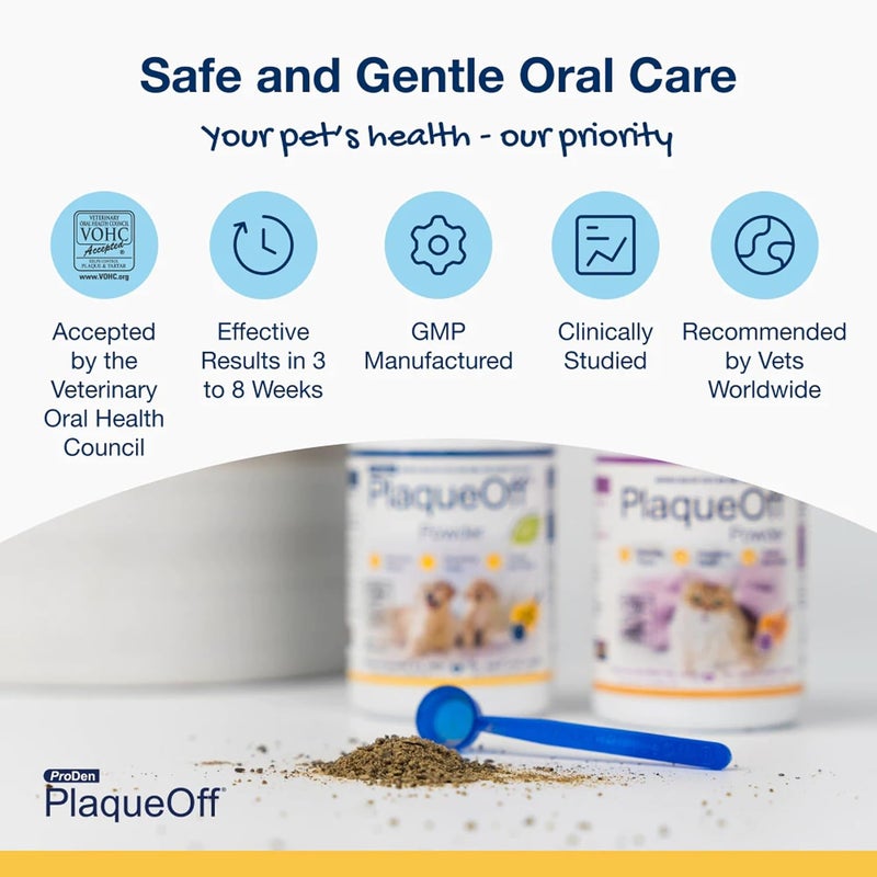 ProDen PlaqueOff Powder for Pets - 420g - Supports Healthy Teeth, Gums, and Fresh Breath - Image 2